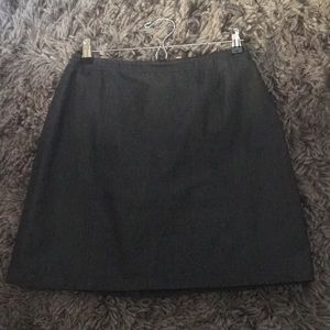 Prada. Cotton gray miniskirt.